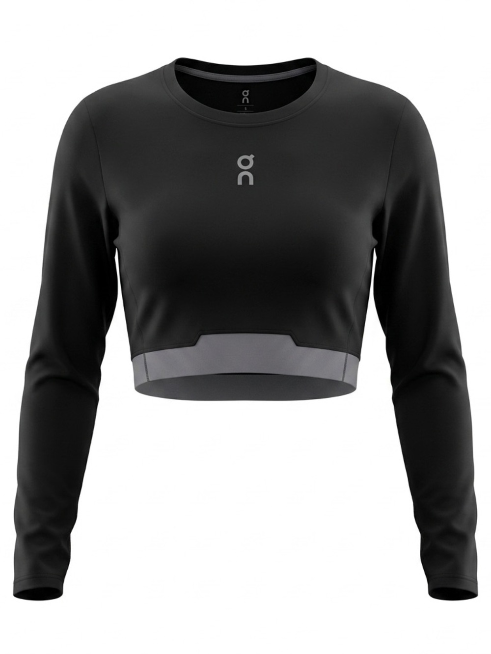 On Running Train Long Sleeve Crop Top Women’s XL Black Athletic NWT